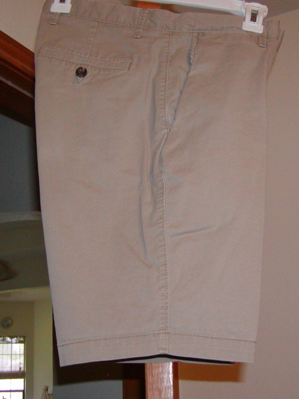 Young mens khaki shorts